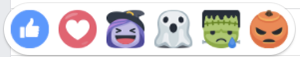 facebookもhalloween仕様