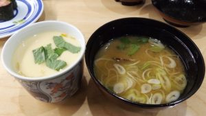 茶碗蒸し＆お味噌汁｜無添 くら寿司 川崎下平間店