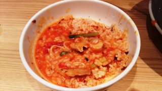 ちびリゾ＋スープ＝リゾット｜太陽のトマト麺 元住吉店