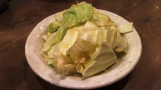 お通しキャベツ｜やきとり家 すみれ 大井町店
