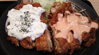 ジャンボ南蛮定食・アップ｜とり多津 鹿島田店