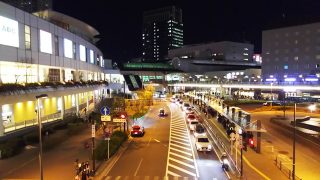 ラゾーナ＆ミューザの橋（橋の上からの眺め）
