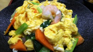 エビと玉子炒めアップ｜香楽園 蒲田西口店