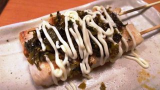 むね肉からし高菜焼｜鳥貴族