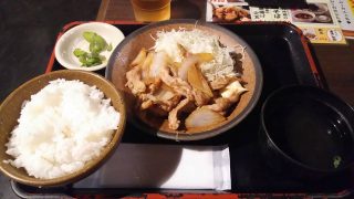 鶏生姜焼き定食｜やきとりセンター 川崎リバーク店