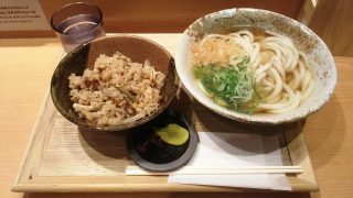 とり五目セット｜ふたば製麺（JR川崎駅）