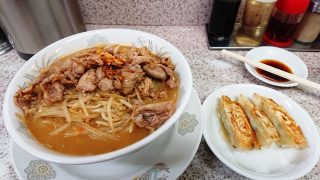 肉味噌タン麺＋餃子｜みそ一発 多摩川店