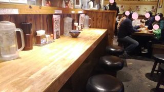 店舗内観｜三田製麺所 川崎店