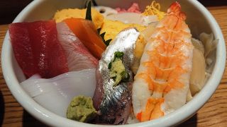 江戸前ちらし：アップ｜築地寿司岩 川崎アゼリア店