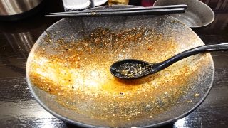 完食！｜麻婆まぜそば 麻ぜろう