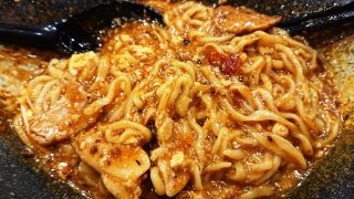 麻婆まぜそば（まぜまぜ後）｜麻婆まぜそば 麻ぜろう