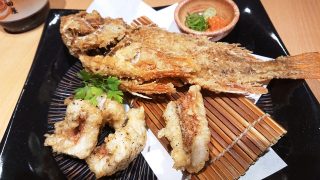 カサゴの唐揚げ｜北前そば高田屋
