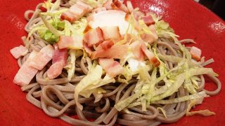 カルボナーラ（麺）｜そばえもん 川崎アゼリア店