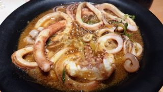 真いかゴロ焼き（調理後）｜北前そば高田屋
