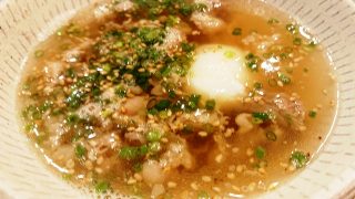 牛肉吸い（アップ）｜串かつ でんがな 川崎店