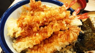 海幸天丼（アップ）｜天丼てんや 川崎アゼリア店