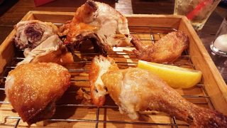 鶏の半身揚げ（カットした後）｜かまどか 池上店