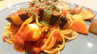 モッツァレラチーズと茄子のトマトスパゲッティ｜KIHACHI FOOD HALL アトレ川崎