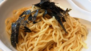 チャーざるつけ麺（麺）｜らぁめん元住家