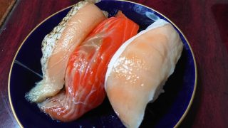 サーモン3貫｜海鮮三崎港 蒲田西口店