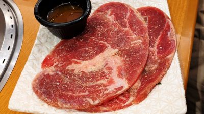 高貴なる大判ロースステーキ｜かみむら牧場 京急蒲田第一京浜側道店