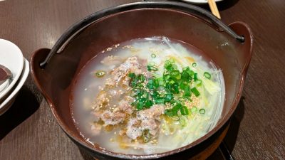 テールスープ雑炊｜牛タン 司 分店鷹 川崎店