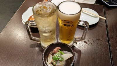 ドリンクとお通し｜牛タン 司 分店鷹 川崎店