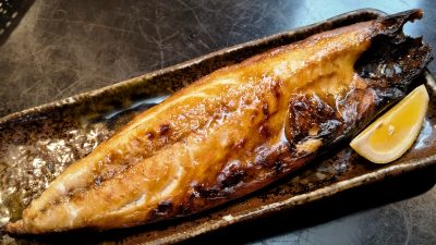サバ焼き半身｜一力（新川崎）