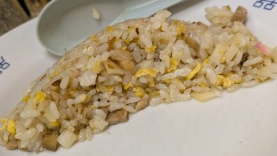 半チャーハン（アップ）｜味の好来