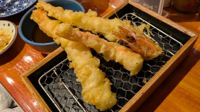 エビ天3種盛り｜寿司の惑星