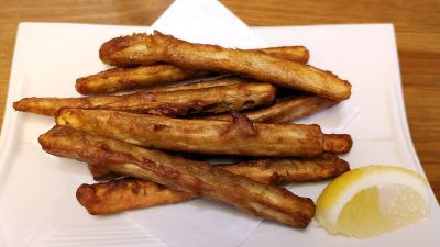 ごぼうの唐揚げ｜べんべん
