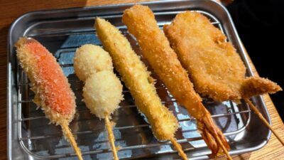 串カツ5点盛り｜ニューふくや