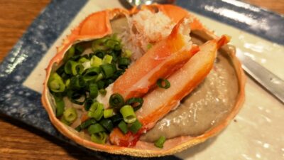 キング蟹味噌甲羅焼き｜磯丸水産 京急川崎店