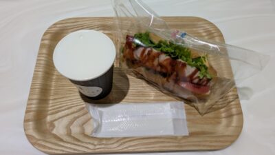 ロースパストラミとポテサラフランス Aセット｜COFFEE MILK