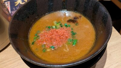 えびつけめんのスープ｜つけめんTETSU 武蔵小杉東急スクエア店