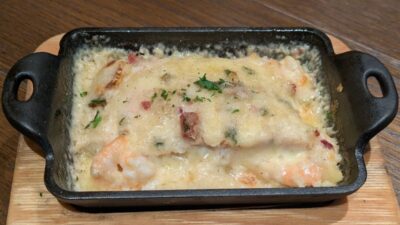 サーモンと海の幸のクリームチーズグラタン｜Frutti di Mare 横浜