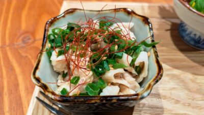 鶏皮ポン酢|酒と肴おけや