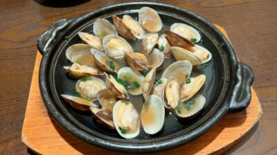 あさりの酒蒸し|結び屋 有楽町