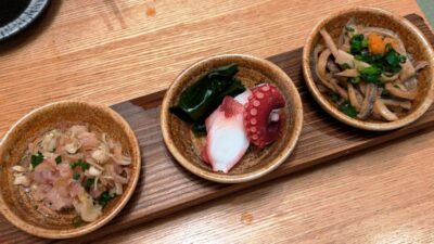 珍味三種盛り|とびっきり鮮魚 鹿島田酒場