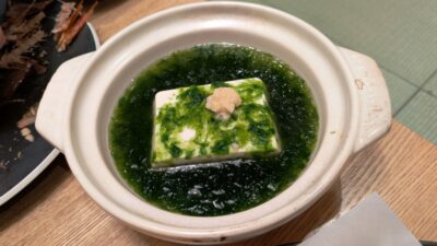 青海苔豆腐|とびっきり鮮魚 鹿島田酒場
