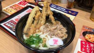 かしわごぼ天うどん|資さんうどん 尻手店