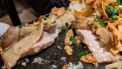 ガーリックグリルドチキンステーキ(断面)|GARLIC JO'S 川崎アゼリア店