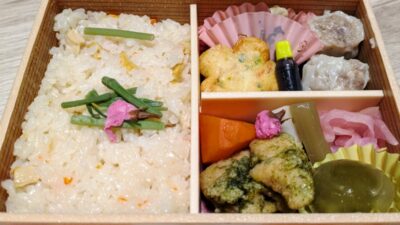 おべんとう春（開けてみた）｜崎陽軒 武蔵小杉駅店