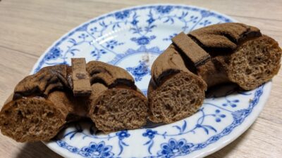 生チョコ モンブラン（断面）｜クリスピー・クリーム・ドーナツ 武蔵小杉