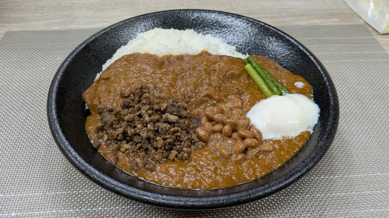 SolCurry＋納豆＋温玉｜Sol Curry