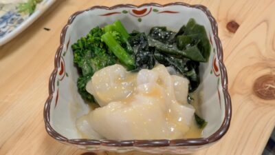 菜の花とスルメイカのヌタ｜酒場BEETLE 蒲田東