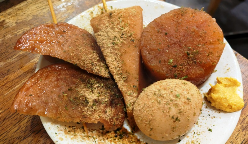 黒おでん盛り合わせ｜かぶら屋 蒲田店