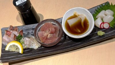 お造り五点盛り｜北前そば高田屋 川崎駅前店