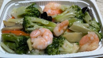 エビとブロッコリーの炒め|点心惣菜 KASEI 鹿島田店
