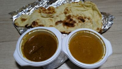 2種類カレーセット（開けてみた）｜ディープソン